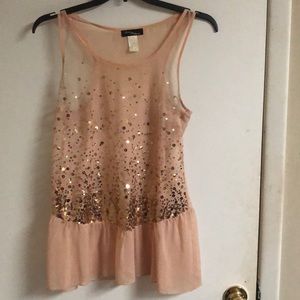 Sheer racer back tank